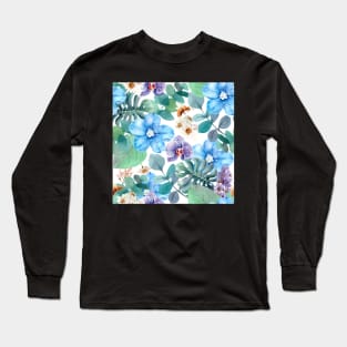 Flowers and Bees Long Sleeve T-Shirt